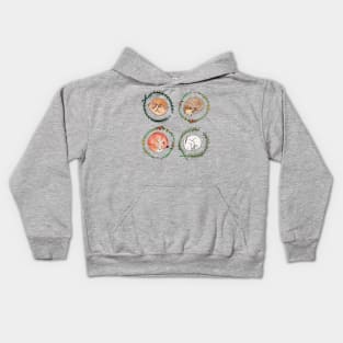 Hygge Forest Animals Kids Hoodie